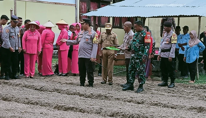 Dukung Program Presiden, Kapolres Sula Jadikan Lahan Polsek Ladang Jagung