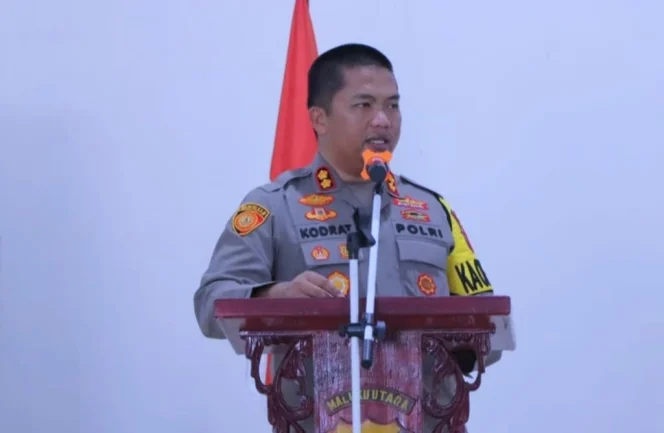 
Foto: Kapolres Kepulauan Sula, AKBP Kodrat Muh. (doc: humas)