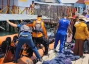 Longboat Bocor dan Mati Mesin di Perairan Kepsul, 9 Penumpang Berhasil Diselamatkan