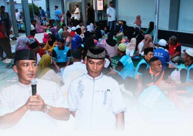 
Foto: Ratusan WBP Lapas Kelas IIB Sanana buka puasa bersama keluarga. (doc: Humas)