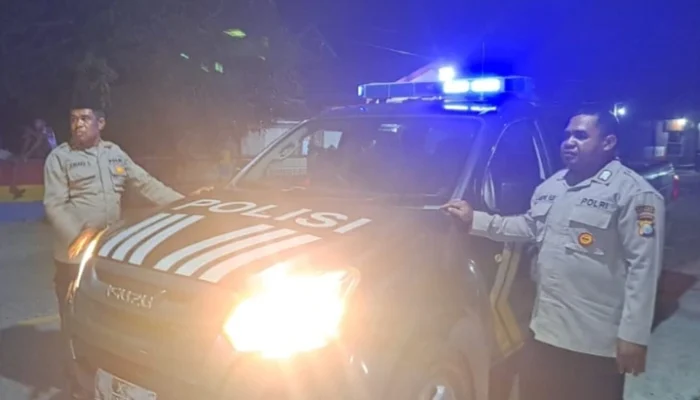 Polsek Sanana Terus Melakukan Patroli Malam, Cegah Keributan Remaja