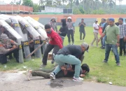 Sambut May Day, Polres Sula Gladi Posko dan Tactical Floor Game