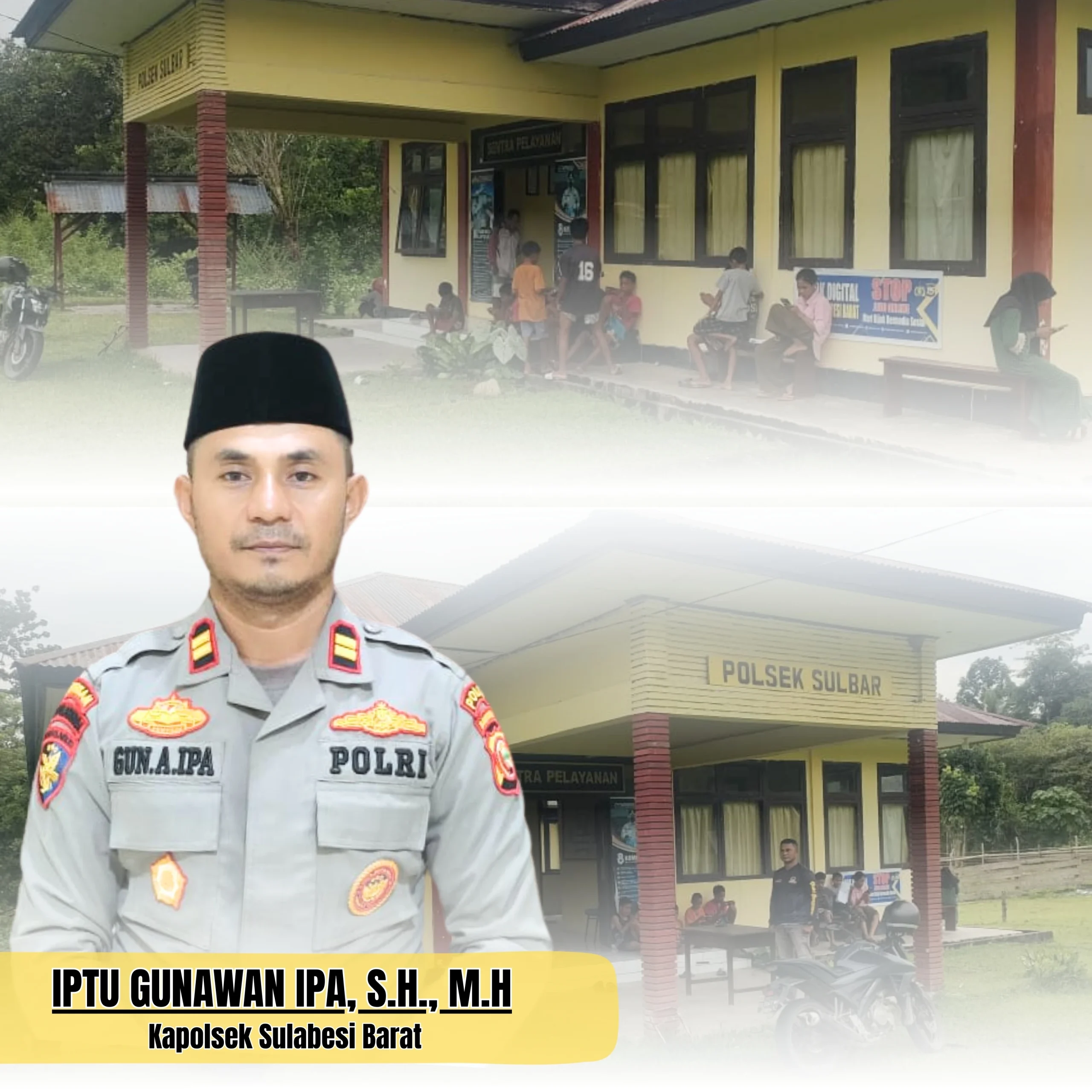 Polsek Sulabesi Barat Sediakan Internet Gratis untuk Masyarakat dan Pelajar.
