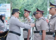 Kapolres Kepulauan Sula Pimpin Sertijab dan Pelantikan Kabag Log