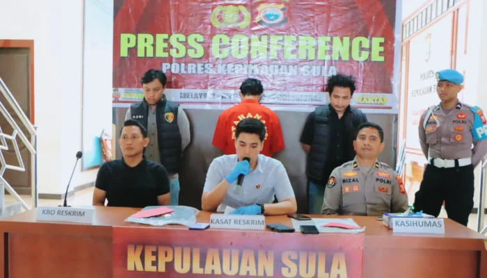 Polres Kepulauan Sula Tangkap Pelaku Pencurian Uang