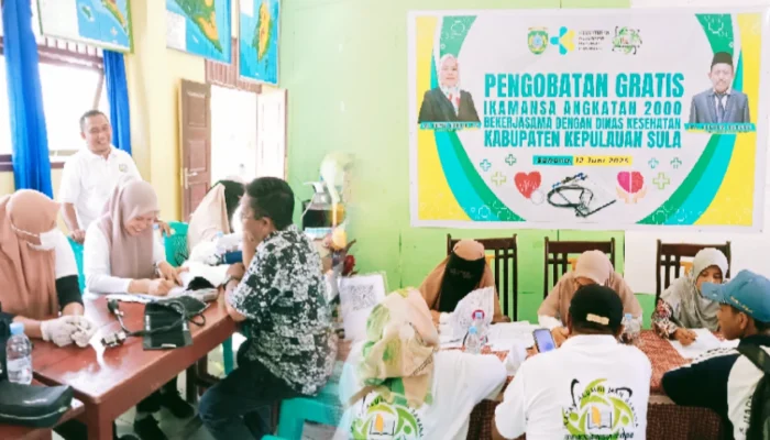 Lewat Reuni, IKAMANSA Bangun Kepedulian Sosial di Sanana