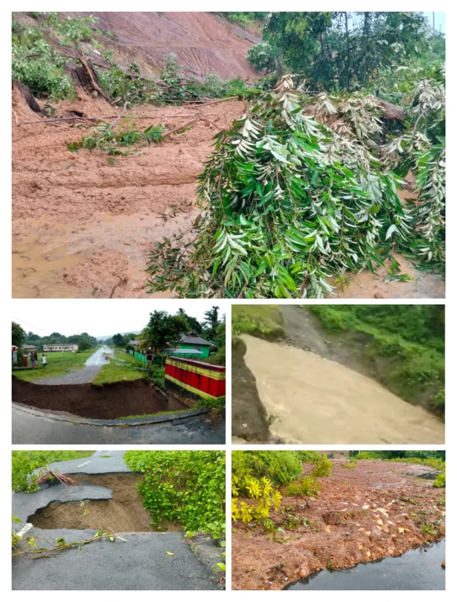 
Foto: Kondisi jalan yang rusak di Kecamatan Sulabesi Barat, Kabupaten Kepulauan Sula. (doc: Istimewa)
