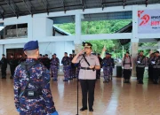 HUT Bhayangkara ke-79, Polres Kepulauan Sula Tabur Bunga Kenang Jasa Pahlawan