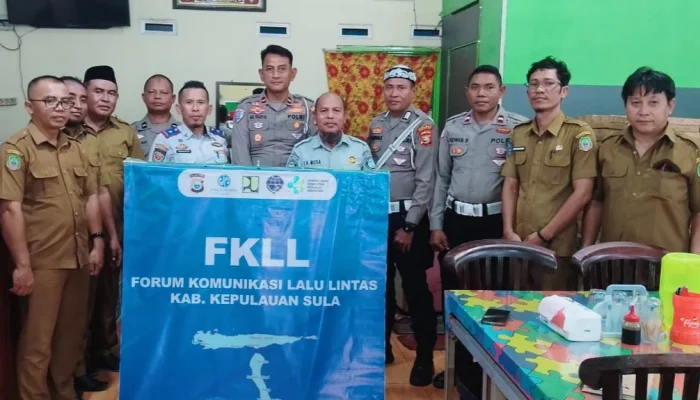 Satlantas Polres Sula Bahas Traffic Light Mati hingga Jalan Rusak