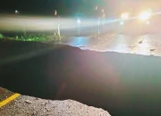 Akses Transportasi Lumpuh, Jalan Penghubung Dua Kecamatan di Sula Putus