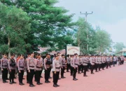 Uji Kekuatan Personel, Polres Sula Gelar Apel Panggilan Luar Biasa