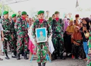 Pratu Anumerta Haris Umaternate Gugur di Papua, Dimakamkan Secara Militer di Sula