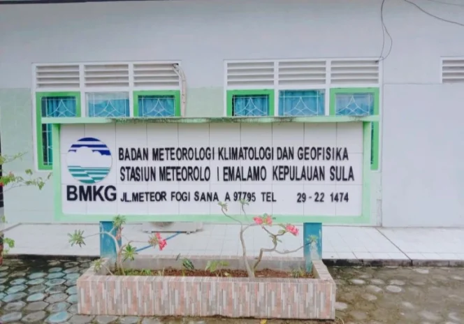
Foto: Kantor BMKG Kepulauan Sula. (doc: istimewa)