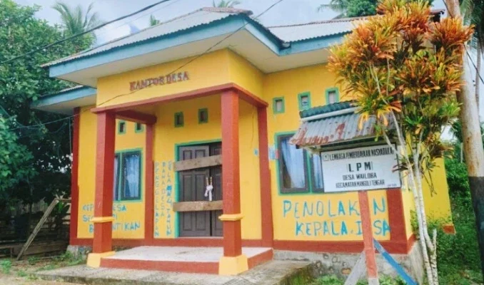 Pemalangan Kantor Desa Wailoba