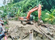Respons Cepat Pemda Sula Perbaiki Jembatan Darurat, Peran Polres Dipuji