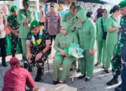 Letkol Inf Zulfani Tiba di Sula, Dijemput dengan Tradisi Bakayab Hai