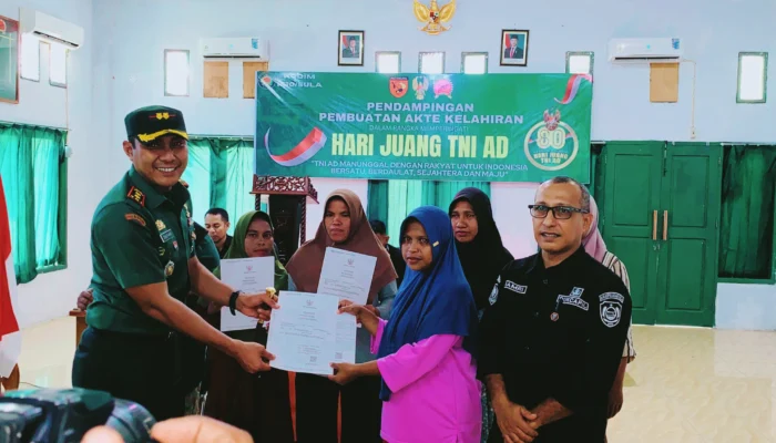 Kodim 1510 dan Pemda Bersinergi Bantu Warga Dapatkan Akta Kelahiran