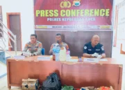 Operasi Pekat Kieraha 2026, Polres Sula Amankan Ratusan Botol Miras dan Tiga Penjudi