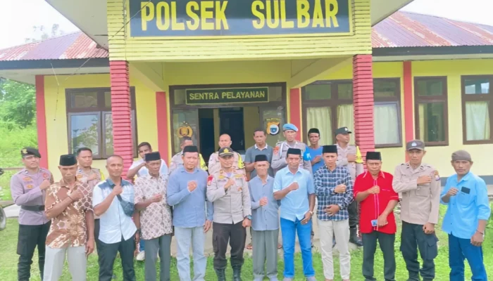 Rakor Lintas Sektoral, Polsek Sulabesi Barat Matangkan Pengamanan Idul Fitri