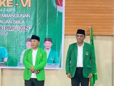 Foto: Kandidat Bakal Calon Ketua DPC PPP Kepulauan Sula, Bah Udin Soamole (kiri) dan Jauhar Buamona (kanan). doc: bacaritamalut.com