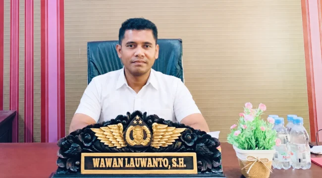 Foto: Kasat Reskrim Polres Kepulauan Sula, AKP Wawan Lauwanto. (doc: istimewa)