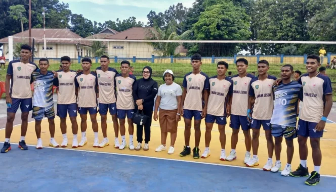 
Sempat Tertekan, Voli Putra Sula Paksa Tidore Menyerah