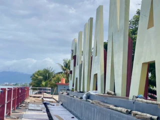 Foto: Lantai Taman Mangon. (doc: bacaritamalut.com)