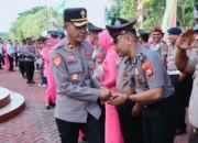 Polres Sula Gelar Korps Rapor, 45 Personel Naik Pangkat