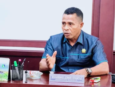 Foto: Sekretaris Komisi III DPRD Kepulauan Sula, Muhammad Azwan Soamole. (doc: bacaritamalut.com)